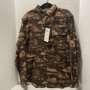 NWT Columbia Men’s Sharptail Flannel Long Sleeve Size Medium